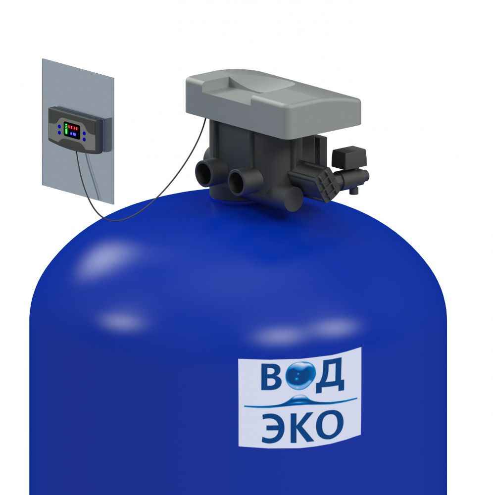 Автоматическая установка умягчения АКВАФЛОУ SR 500/2-88 SM (с боковым расположением клапана)