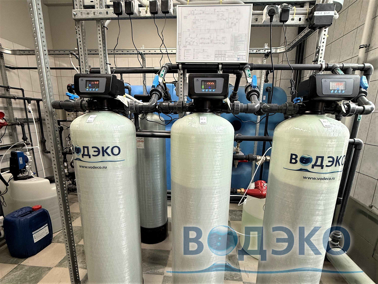 Станция водоподготовки для производства косметики