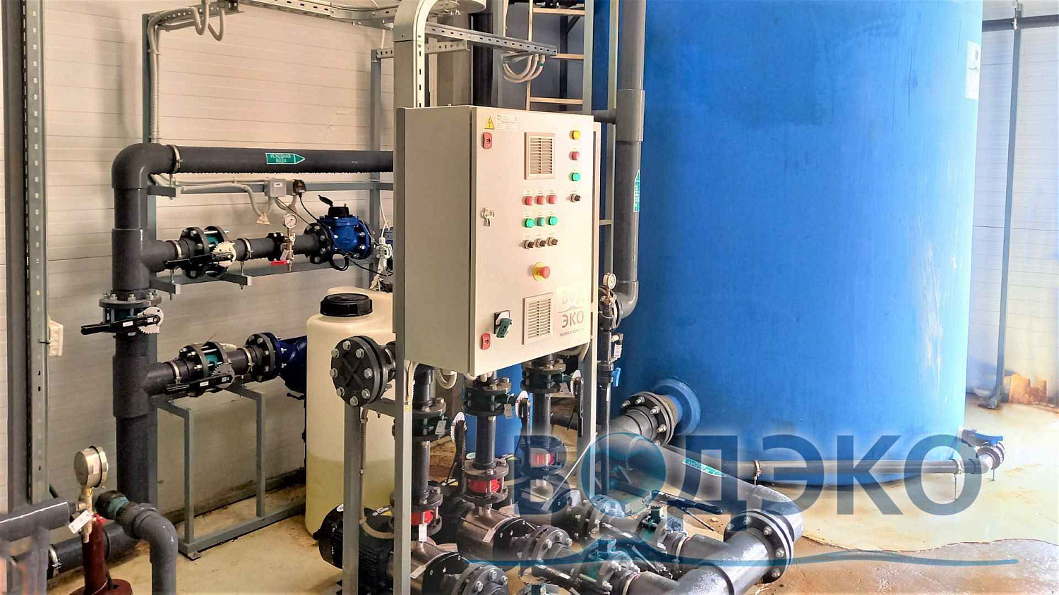 Станция водоподготовки для пищевого производства