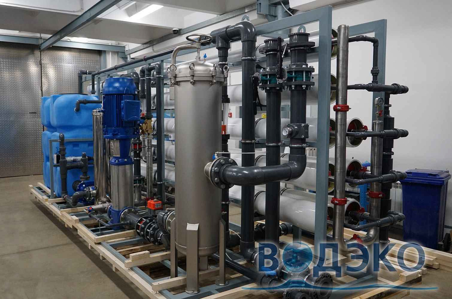 Установка обратного осмоса для завода по производству картофеля фри